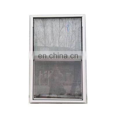 Weika New Product 90MM White Aluminum Single Hung Windows With Fixed FiberGlass Screen