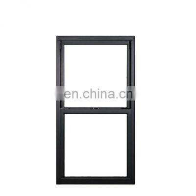 High quality aluminum alloy profile single hung window Vertical sliding hung Window