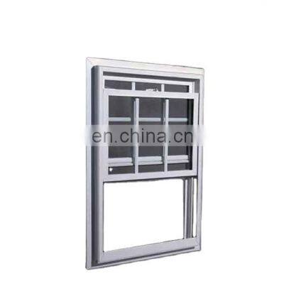 Supplier White Vertical Sliding Vinyl Windows UPVC Low E Glass PVC Double Hung Window