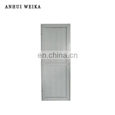 Prefab Houses UPVC Single Door Safe House Factory Custom Cheap Exterior Villa Door Casement Doors Plastic Glass PVC Top Brand