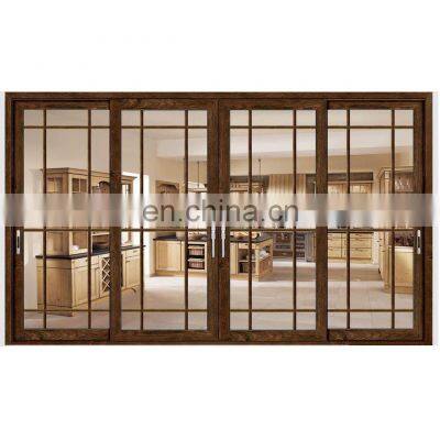 Customized new design Commercial Double Glass Automatic Aluminium Sliding Door System