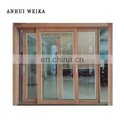Factory price thermal break aluminum sliding window with steel mosquito net