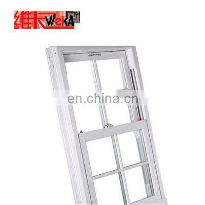 aluminum single hung window WEIKA brand double hung antitheft window