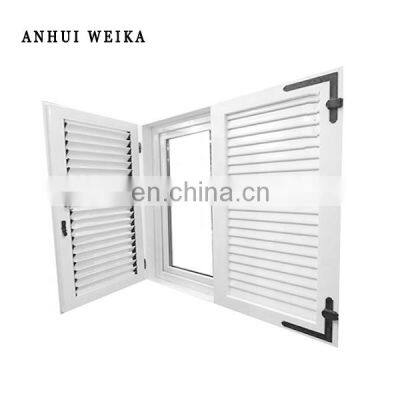 vinyl indoor pvc louver shutters waterproof pvc plantation shutter from China