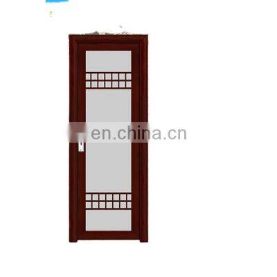 Glass insert solid wood door frosted tempered glass toilet bathroom doors