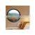 Fixed glass window upvc/pvc materials frame vinyl profiles small round window