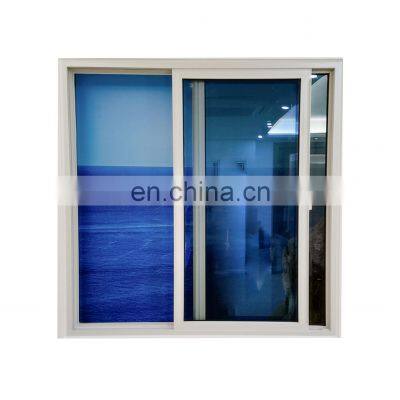 American style UPVC sliding window for bedroom pvc double glass interior soundproof hurricane