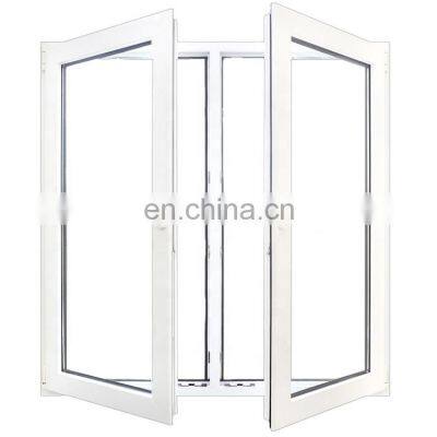Balcony use hurricane impact soundproof waterproof casement aluminum windows