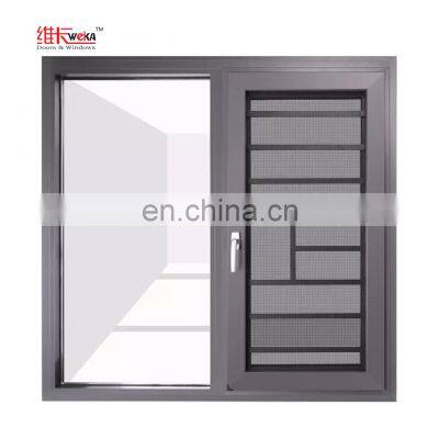 villa house thermal break aluminum casement window design exterior casement windows with grille