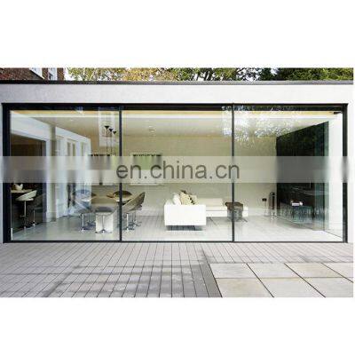 Cheap price customized aluminum sliding patio glass door french aluminum windows and doors