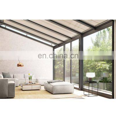 Low-E glass design aluminum balcony glass sliding doors/mauritius bar profile for aluminum storefront door
