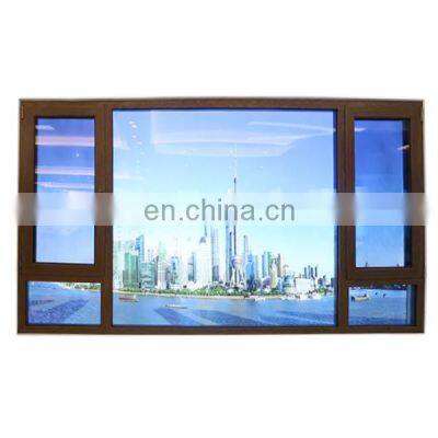 2021 modern simple wind aluminum thermal break casement window with net making plant