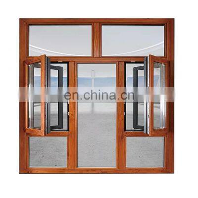 Shatter proof brown casement window certificates casement windows aluminum wood color thermal break hurricane proof panorama