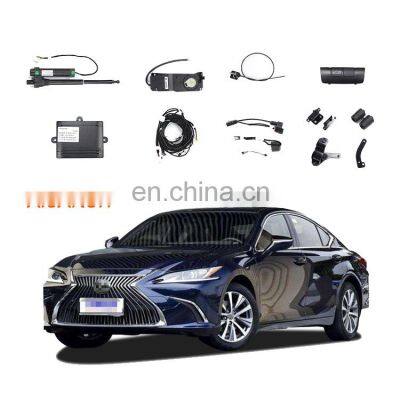 Intelligent anti clamping electric tail gate single lever underlock for lexus es 2018+