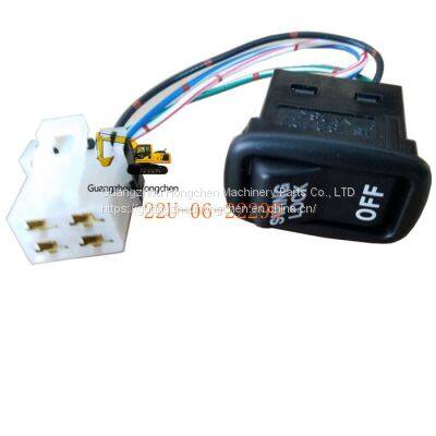 22U-06-22290 for PC200-7，PC360-7 excavator Parts switch