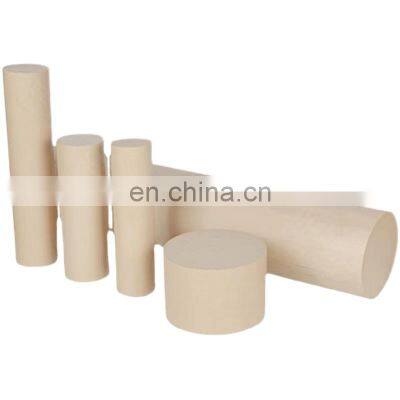 Factory spot engineering plastic rod solid round rod PA6 gear material white nylon rod