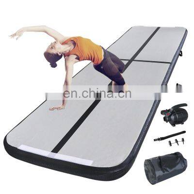 UICE 4mx1mx10cm Black Carbon 4m/3m Inflatable Air track Tumbling Gym Mat Durable Gymnastics Exercise Mat