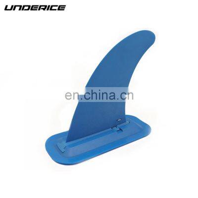 UNDERICE Blue Plastic Fin Snap-in System Surf for Inflatable Paddle Board Removable Center Fin