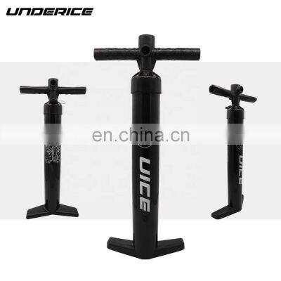 All black uice double action pump premium top quality HP2 air hand pump for sup board, open for customization