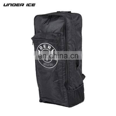 UICE Best Quality 1680D Durable Nylon Black Inflatable Stand up Paddle Board Surf Backpack With Wheels