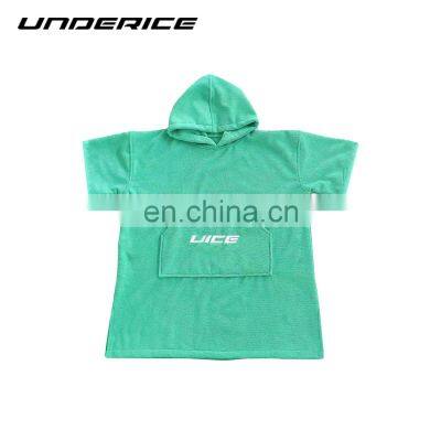 2022 Hot Selling Swimming Pool Towels Kids Children Poncho Quick Dry Beach Towel with Hood