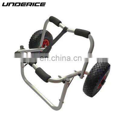 UICE Multifunction Foldable Kayak Cart Adjustable Kayak Cart Portable Aluminum Canoe Cart Fishing Kayak Trolley