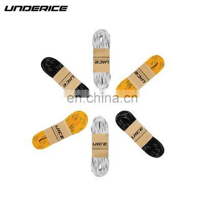 Professional Ice Hockey Skate Laces Waxed, Inline Roller Blading Skating, Quality Cotton, Made in China
