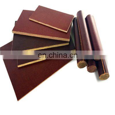 High quality Bakelite Bar/ Phenolic Cotton board / Cloth Fabric Laminated Rod/ sheet