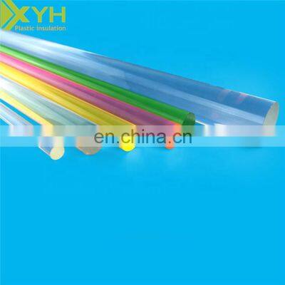 Colored Translucent Clear Acrylic Tube / Rod