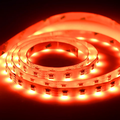 Hot Side View SMD 020 RGB Dc12v 24v 10mm Flexible Rgb color Led Light Strip for decoration