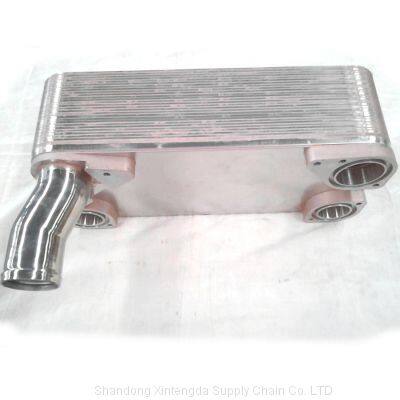 OEM 81325606092 0501215473 501217248 High Quality Stainless Steel Oil Cooler with OEM Size for Man Truck