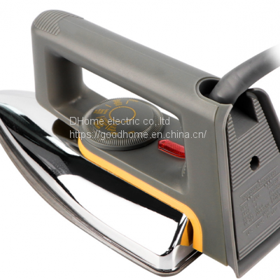 Household old style dry iron, no water no steam hot stamping drill stick wood iron