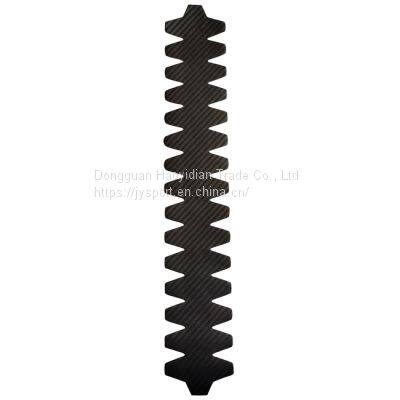 PVC head frame protector 3K texture for padel racket beach tennis racquet OEM custom logo