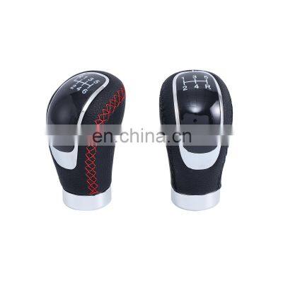 Leather Gloss Matt 5Speed Car Gear Shift Knob Universal Manual Head Stick Gear Shifter For RENAULT Laguna Megane 2 Clio 3 Scenic