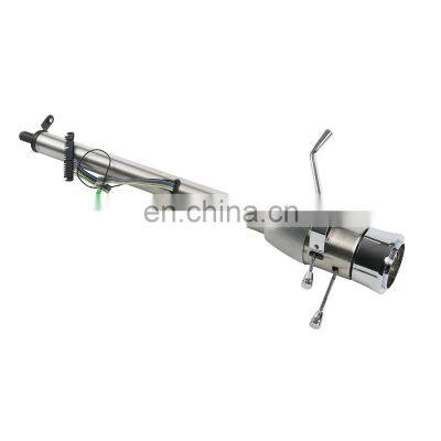 Universal No Key GM Chevy Automatic Paintable 32 inch Chrome Polish Floor Shift Tilt Steering Column