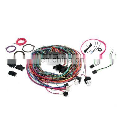 Universal 20 Circuit Wiring Harness Kit Hot Street Rod Chevy Parts