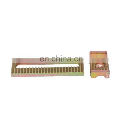 Racing Car Steel Panhard Mount Serrated Plate and Serrated Block