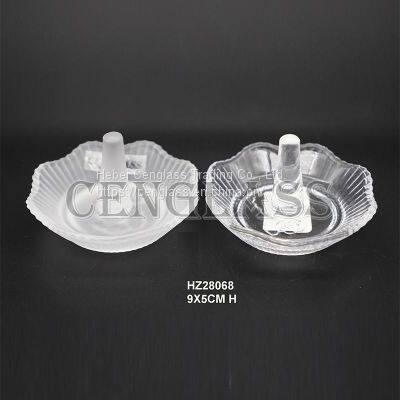 Glass Tableware Clear Glass Ring Holder Clear Glass Ring Holder Glass Ring Holder Dish