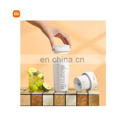 xiaomi double lid insulated juice cup millet juicer wireless mini juice cup cutting blender portable USB juicer