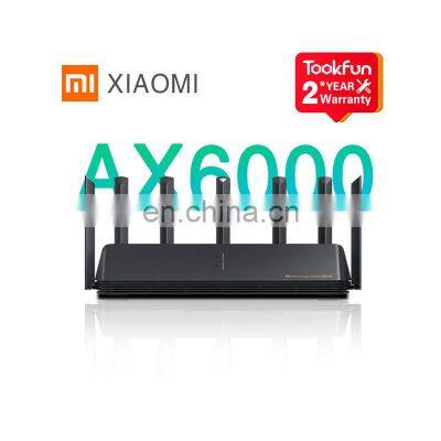 New 2021 Xiaomi AX6000 AIoT Router 6000Mbs WiFi6 VPN 512MB Qualcomm CPU Mesh Repeater External Signal Network Amplifier Mi Home