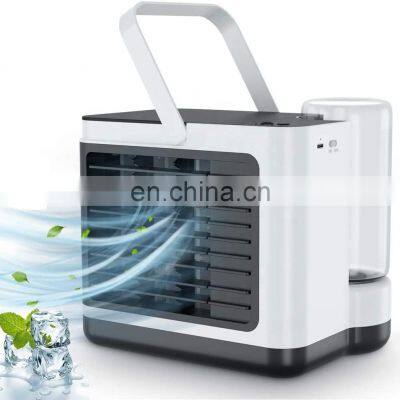 2021 Best Portable Mini Air Cooler Fan,Negative ion Air Cooler Small Water Desktop Fan,Wireless Camping Air Conditioner Fan