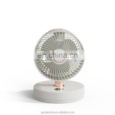 New Wide Angle Oscillation Adjustable Height Air Circulating Pedestal Fans portable electric fan for Room with battery