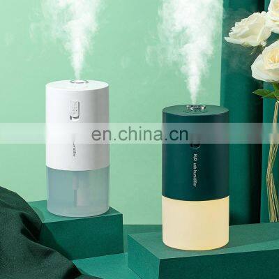 Ultrasonic Fragance Diffuser Humidifier Rechargeable Led Night Light Humidifier Portable USB Air Humidifier For Bedroom