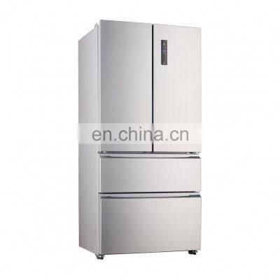 558L High Quality Kitchen Appliance R600a R134a Gas French Door Frost Free Big Fridge Capacity