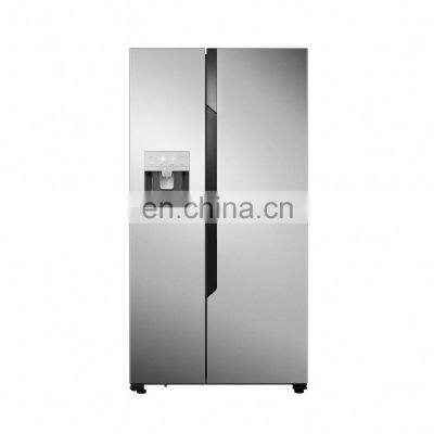 520L LCD Display Frost Free Side By Side Home Refrigerator With Water Dispenser With Water Dispenser