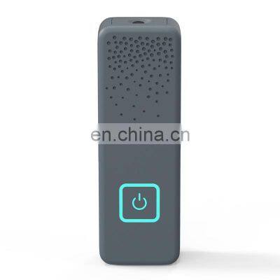 Customization Tie-Clip Style USB Charging Ionization Air Purifier Mini Wearable Air Cleaner For Wholesale Retailer