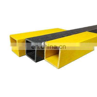 High Strength Square Rectangular Tube 50mm*50mm Customized Fiberglass FRP Pultruded Profile