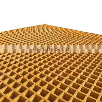 Factory supply FRP/GRP Grating price for car wash grate floor Fiberglass grating