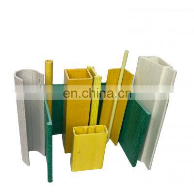 Customized Fiberglass Pultruded Profile frp fiberglass pultruded round tube profile