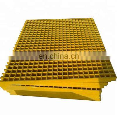 High Strength Fiberglass Plastic Composite Grating 25mm 38mm 50mm FRP Molded Grating